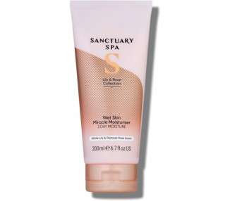 Sanctuary Spa Lily and Rose Body Lotion Wet Skin Moisture Miracle In-Shower Body Moisturizer 200ml