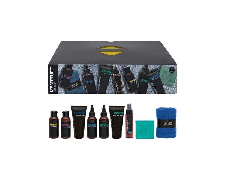 Man Stuff Takeaway Box The Ultimate Men's Toiletries Bath & Body Gift Set