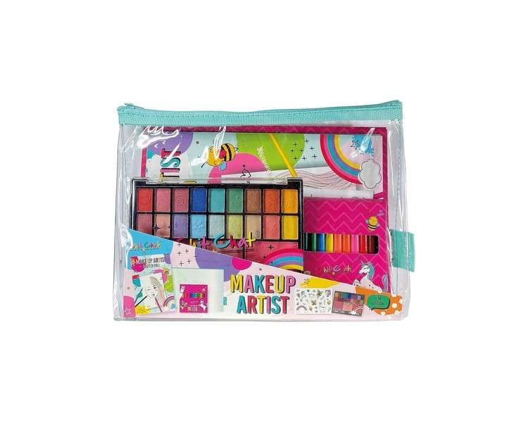 Chit Chat Girls Makeup Artist Designer Eyeshadow Palette and Sketching Gift Set