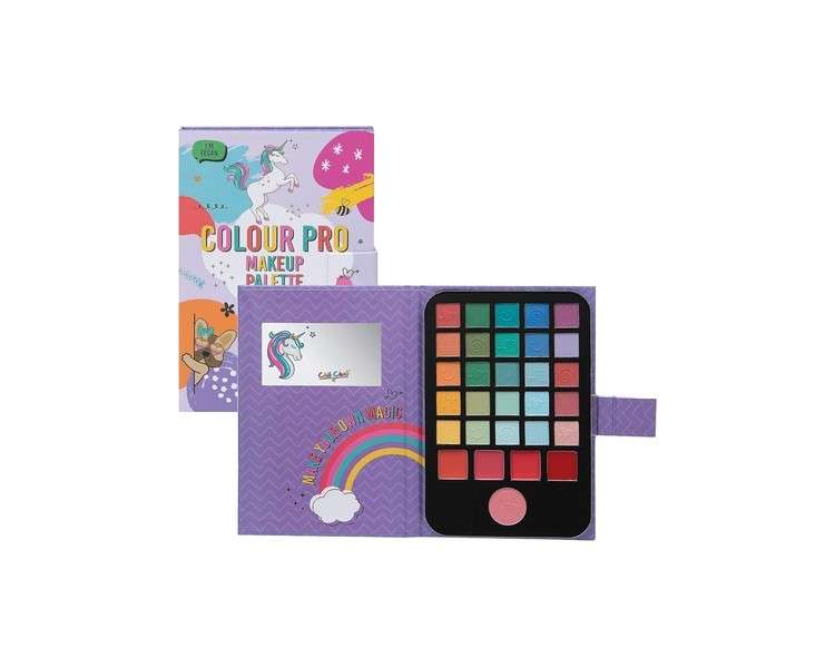 Chit Chat Colour Pro Eye Shadow Makeup Palette with Lip Gloss Blusher and Mirror