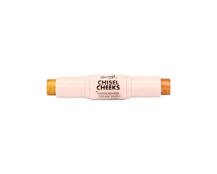 Barry M Chisel Cheeks Highlighter Cream Duo Gold/Bronze 12.60g