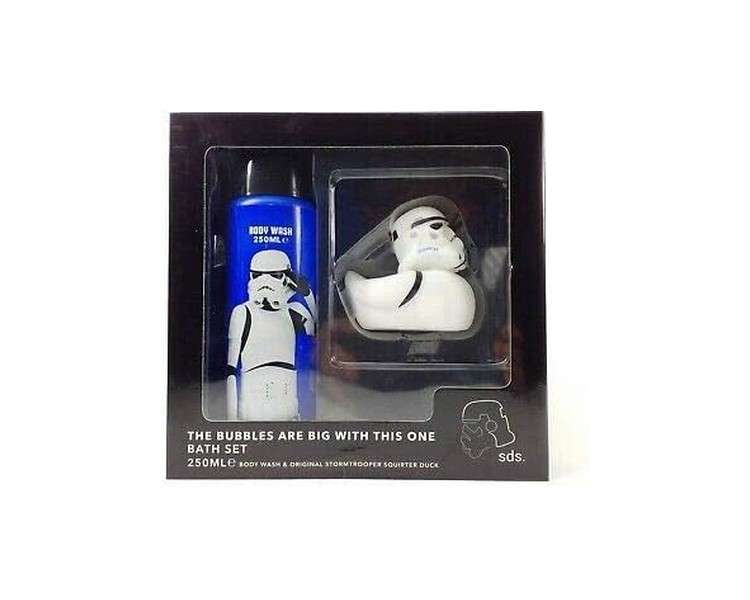 Star Wars Shower Gel and Stormtrooper Bath Duck Set