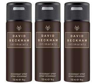 David Beckham Intimately Beckham Deodorant Anti-Perspirant Body Spray for Men 150ml