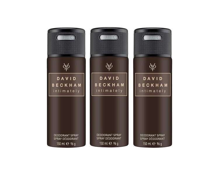 David Beckham Intimately Beckham Deodorant Anti-Perspirant Body Spray for Men 150ml
