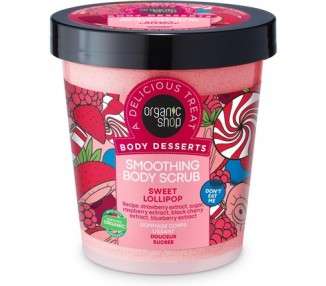 Organic Shop Body Desserts Smoothing Body Scrub Sweet Lollipop 450ml