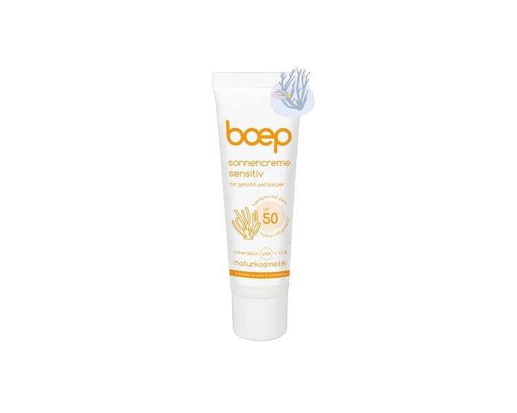boep Sensitive Sunscreen SPF50 for Face & Body 50ml