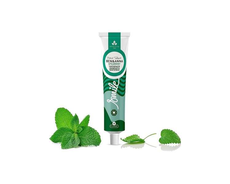 Ben&Anna Organic Toothpaste with Fluoride Spearmint 75ml