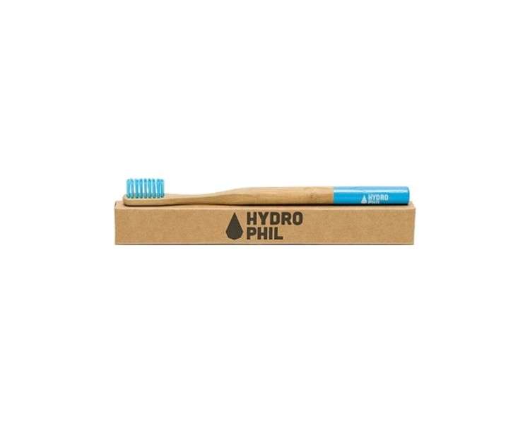 Hydrophil Sustainable Bamboo Toothbrush Light Blue with Medium Soft Bristles 18g