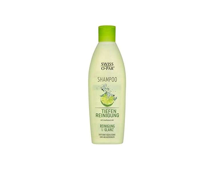 Swiss O-Par Deep Cleansing Shampoo Gently Removes All Residual 250ml