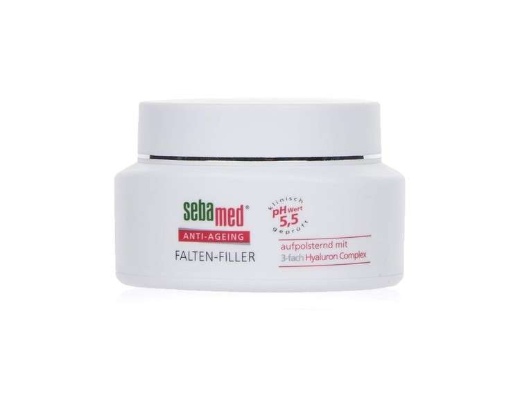 SEBAMED Anti-Aging Wrinkle Filler Cream for Men and Women with 3-Fold Hyaluronic Acid Complex