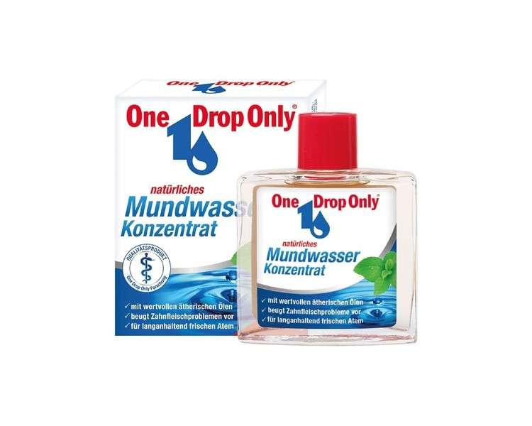 One Drop Only 50ml Concentrated Mouthwash - Antibacterial Mouthwash for Daily Use - Up to 1000 Applications