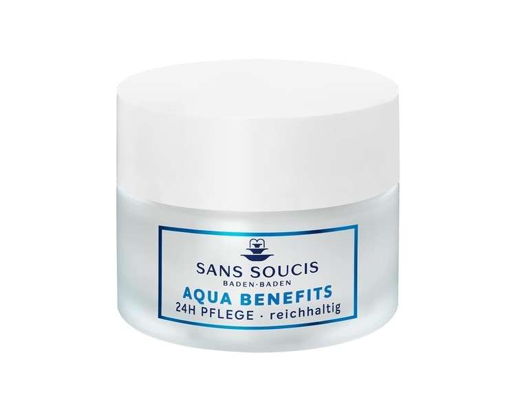 Sans Soucis Aqua Benefits 24 Hour Care 50ml Rich Face Cream for Dry Skin