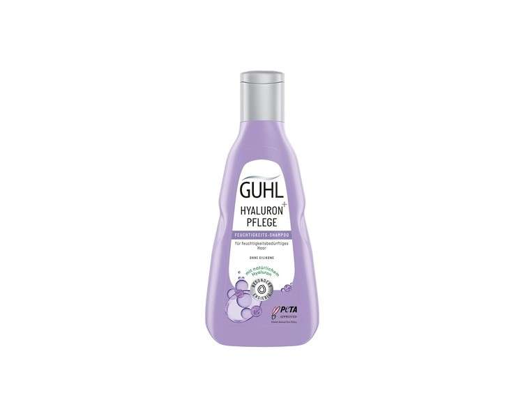 Guhl Hyaluron+ Care Moisturizing Shampoo 250ml - Without Silicones - With Natural Hyaluron - Intensive Moisture & Care