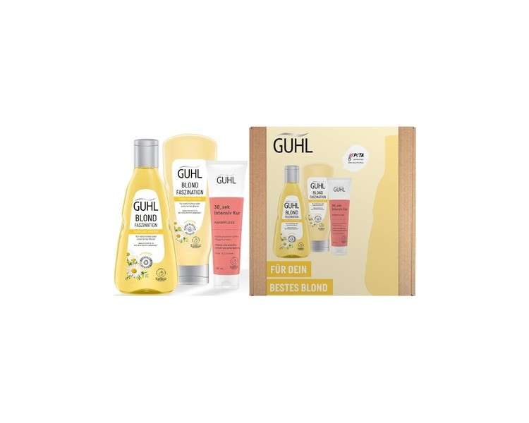 Guhl Blonde Value Set Shampoo Conditioner Treatment 550ml