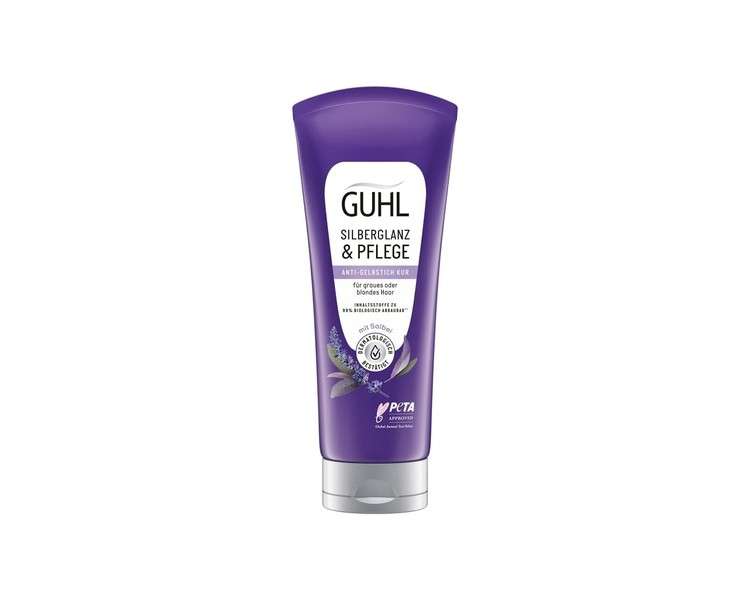 Guhl Silver Shine & Care Treatment 200ml - Grey, Blonde Hair - Anti-Yellow Tint