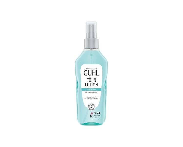 Guhl Hair Dryer Lotion Silky Shine for Flexible Styling 150ml