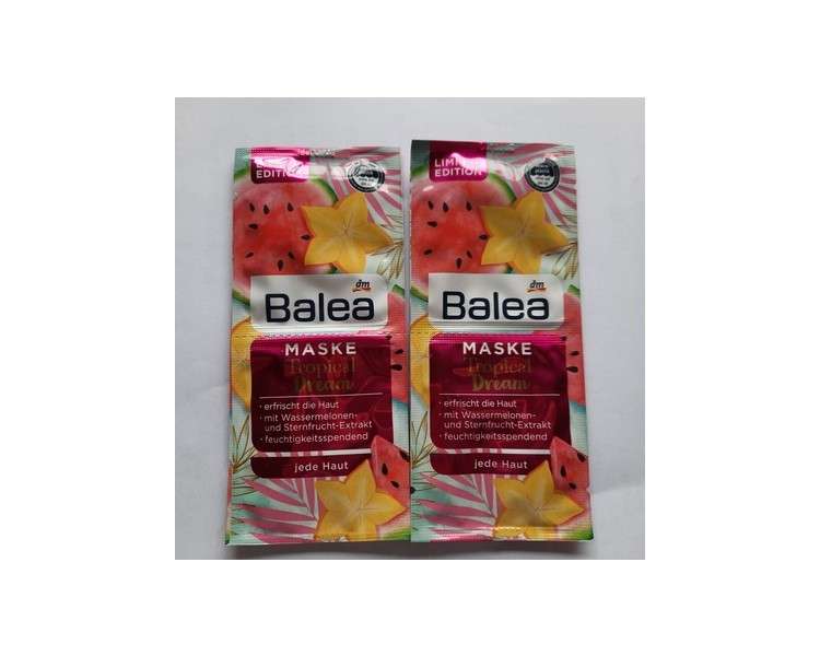 Balea Mask Tropical Dream Watermelon Starfruit