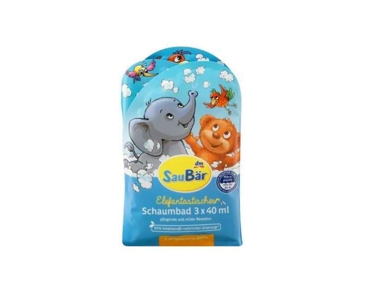 SauBear Bath Additive Bubble Elephant 120ml