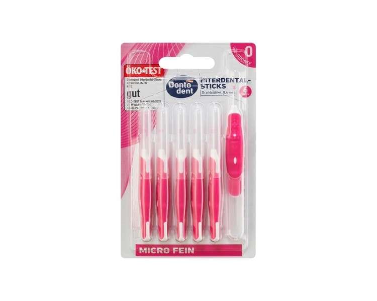 Dontodent Interdental Brushes Pink 0.4mm ISO