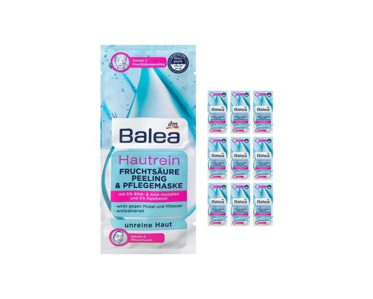 Balea Face Mask Fruit Acid Peel Skin Cleansing 16ml