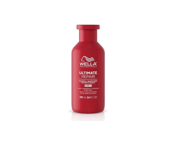 Wella Professionals Ultimate Repair Shampoo Lightweight Cream Shampoo for Damaged Hair 8.4oz