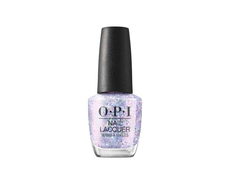 OPI Nail Lacquer Opaque Glitter Finish Purple Nail Polish 0.5 fl oz
