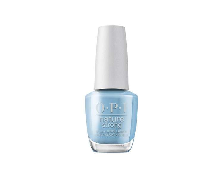 OPI Nature Strong Nail Polish Quick Dry Vegan Nail Varnish With Long-Lasting Results Light Shades Big Bluetiful Planet