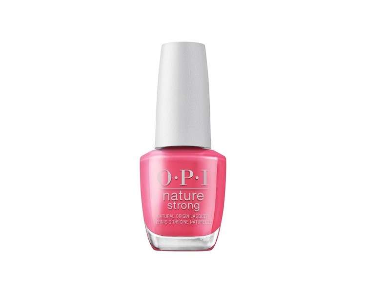 OPI Nature Strong Nail Polish Quick Dry Vegan Nail Varnish With Long-Lasting Results - A Kick in the Bud 15ml