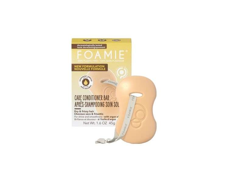 Foamie Solid Conditioner for Curly Hair with Argan Oil and Vitamin E 80g