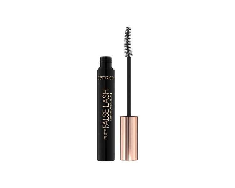 Catrice Pure False Lash Beyond Black Mascara Dramatic Volume and Defined Length Smudgeproof and Longlasting Vegan and Cruelty Free Without Parabens and Fragrance-free