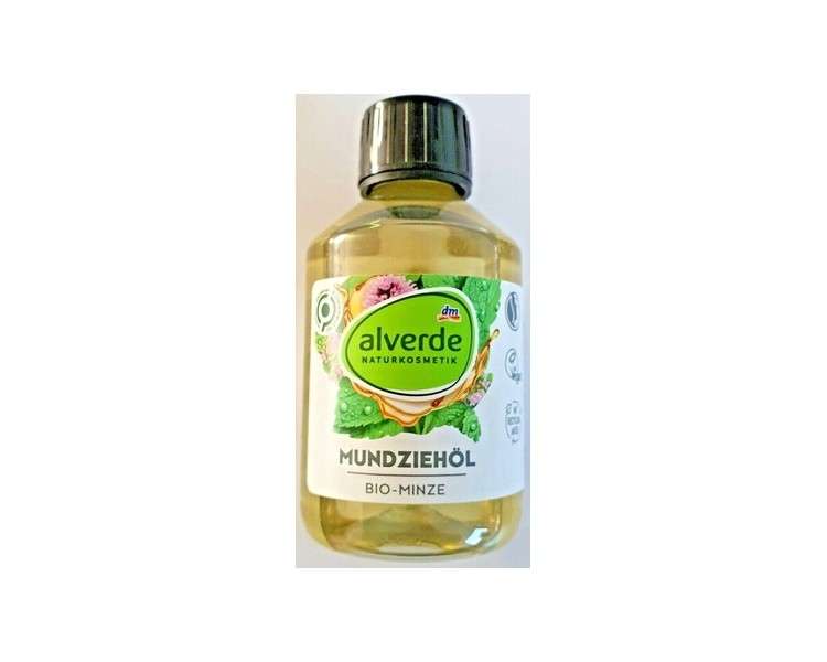 Alverde Mouth Pulling Oil 200ml Daily Mouth Dental Care Natural Cosmetics Disinfectant