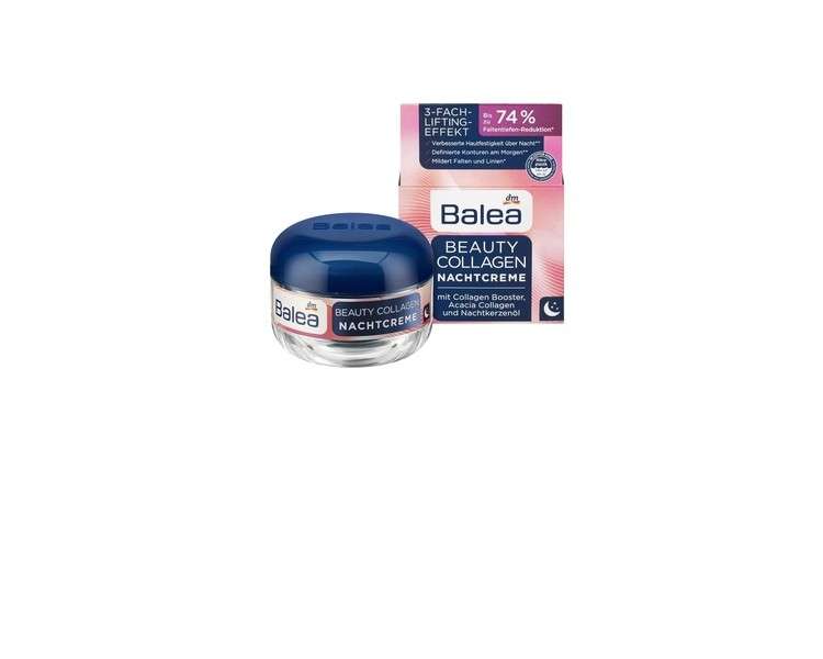 Balea Beauty Collagen Night Cream with Collagen Booster 50ml