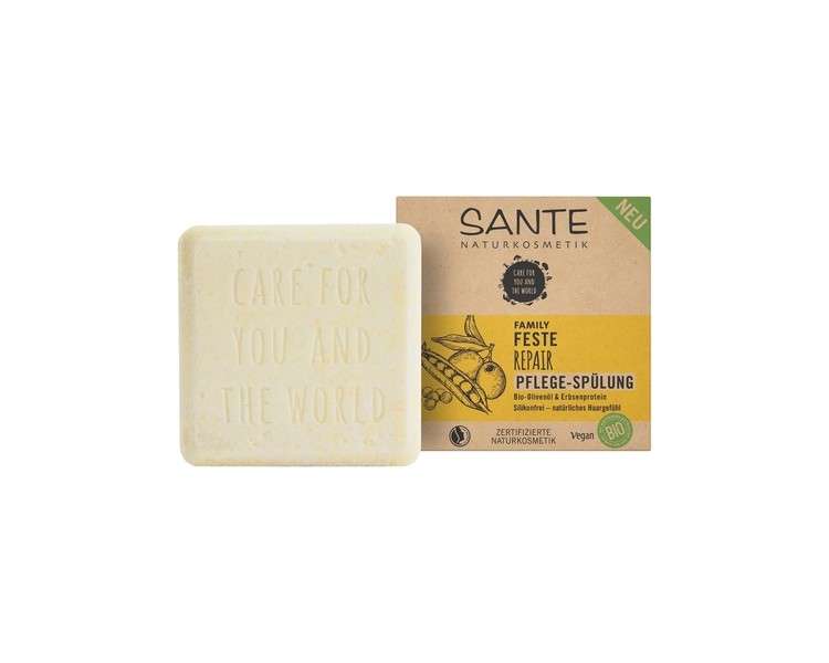 SANTE Naturkosmetik Firm and Repairing Conditioner with Organic Olive Oil and Pea Protein 75ml