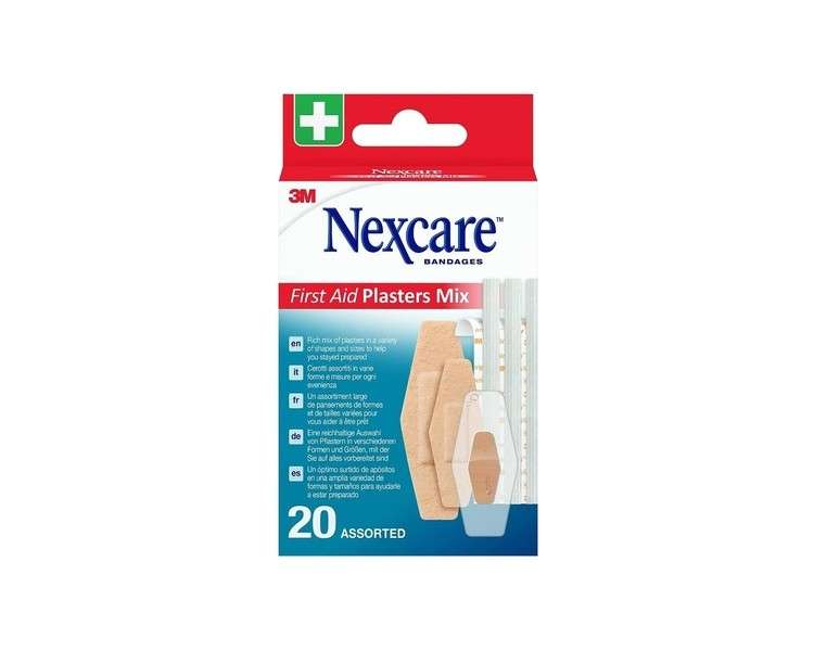 Nexcare First Aid Plasters Mix Assorted