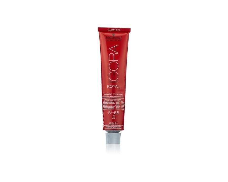 Schwarzkopf IGORA Royal 5-68 Light Brown Red 60ml