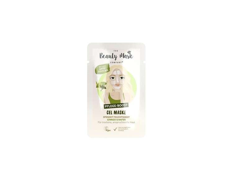 THE Beauty Mask COMPANY Ginkgo & Oat Gel Mask - Moisturizing Face Mask for Sensitive Skin