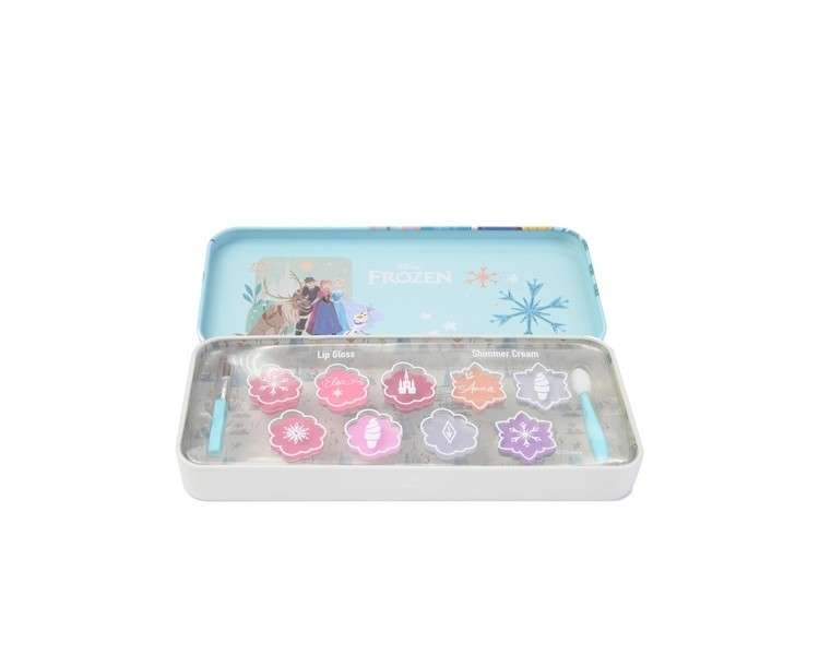 Lip Smacker Frozen Lip & Face Color Tin Colorful Safe-to-Use Makeup Giftset for Kids