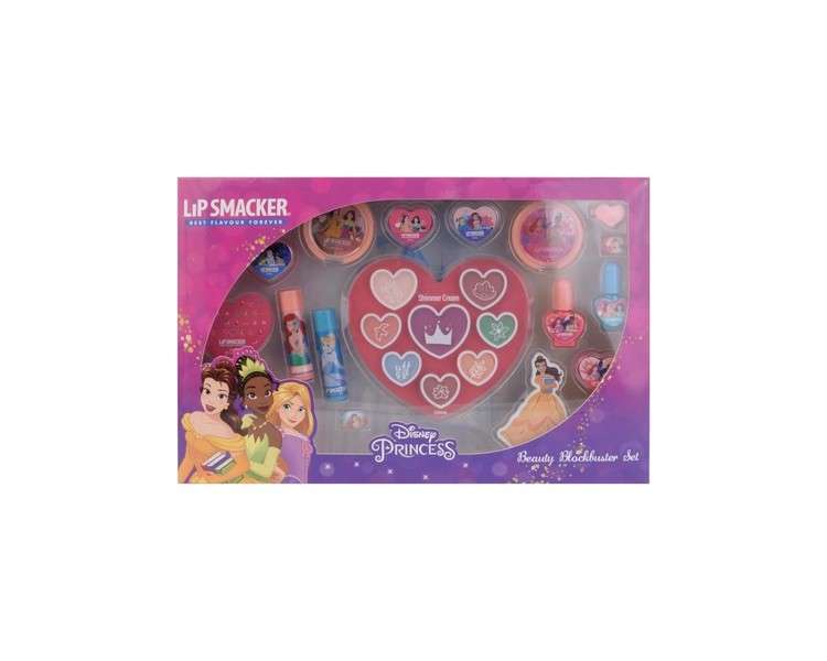 Lip Smacker Disney Princess Blockbuster Set All-in-One Makeup Giftset for Kids Princess Look