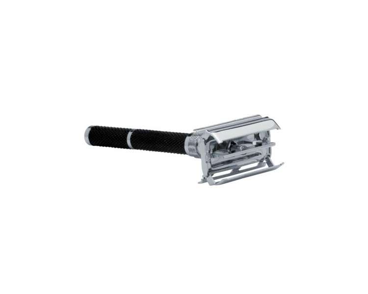 Erbe Tradition Double Edge Razor Black Plaid Classic