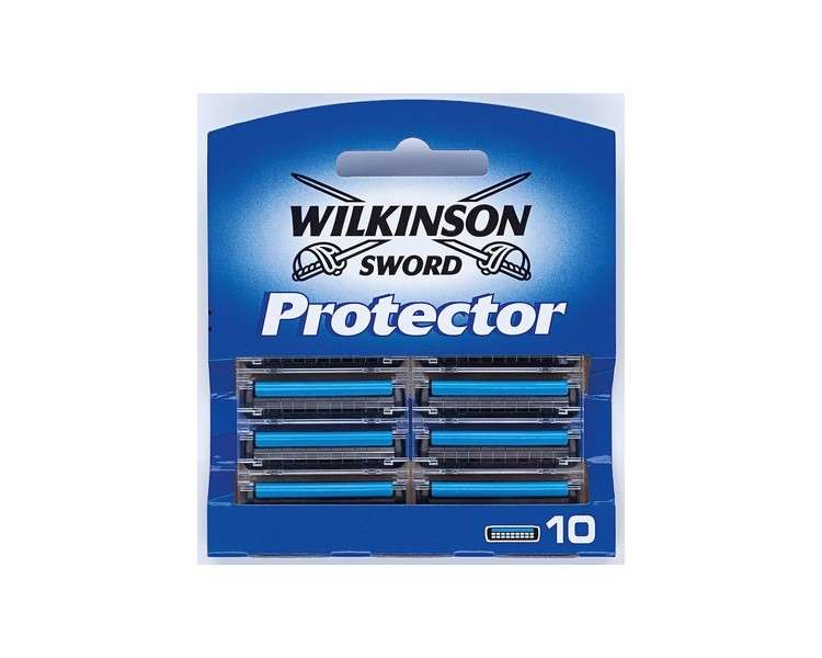 Wilkinson Sword Protector 133 Razor Blade Refill Cartridges - Pack of 10