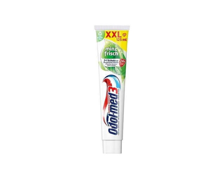 Odol-med3 Mint Fresh Toothpaste 3-in-1 Protection for the Whole Family 125ml