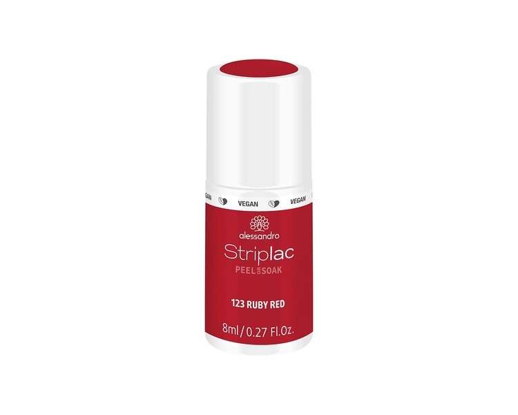 Alessandro LED Nail Varnish Ruby Red