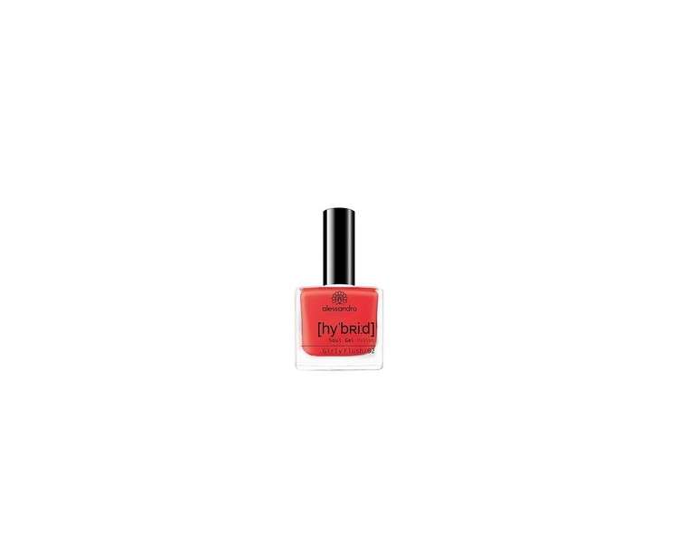 Alessandro Hybrid Nail Polish Girly Flush Pink-Red - Perfect Nails in 3 Steps Without LED - Up to 10 Days Hold! 8ml