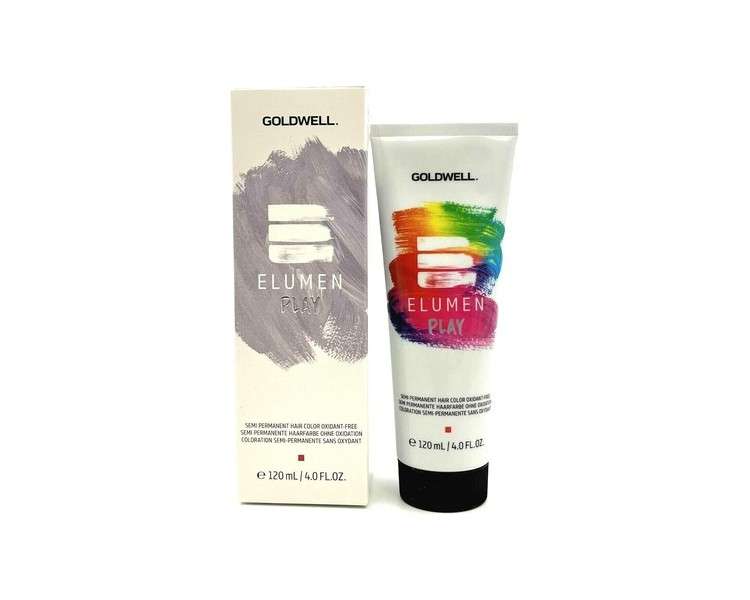 Goldwell Elumen Play Metallic Silver 120ml Semi-Permanent Hair Color