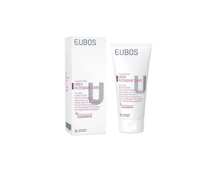 Eubos 5% Urea Hydro Lotion 200ml for Dry Skin - Dermatologically Tested - Improves Skin Hydration - Special Care Cream