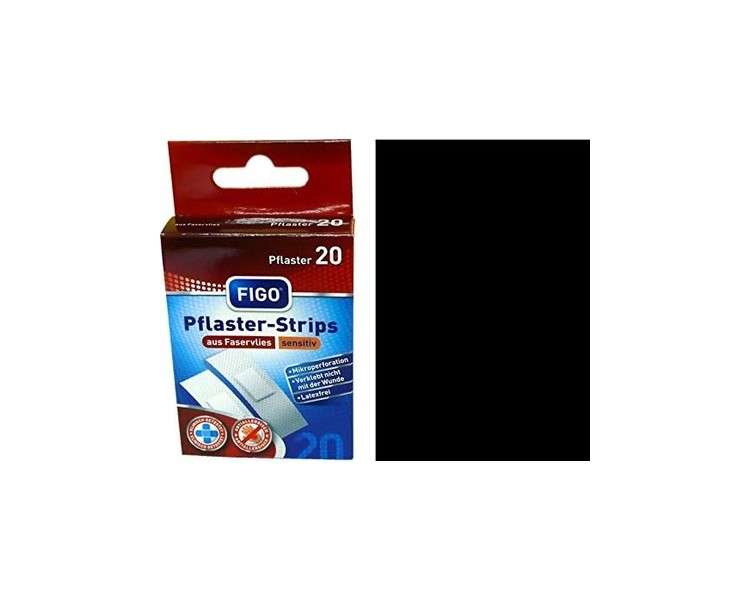 FIGO Fiber Fleece Sensitiv Plaster Strips 20 Strips