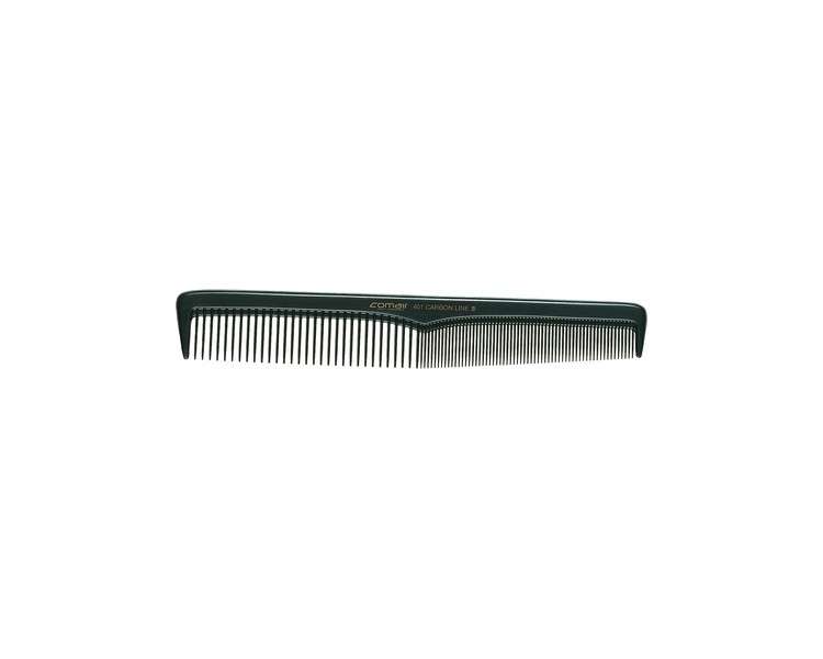 Comair 7000337 Hair Cutting Comb 401 Carbon Profi Line Slight Bevel Slight Inclination