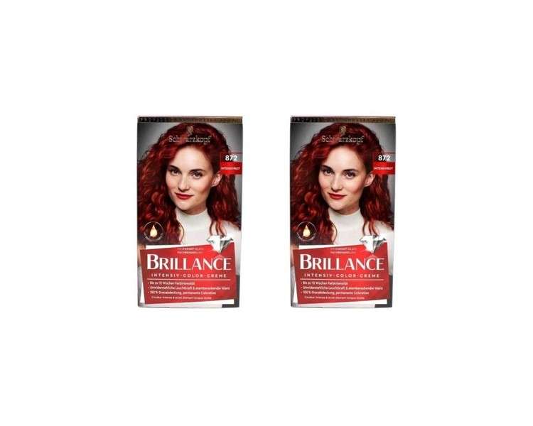 Schwarzkopf Brillance Intensive Color Creme 872 Intensive Red