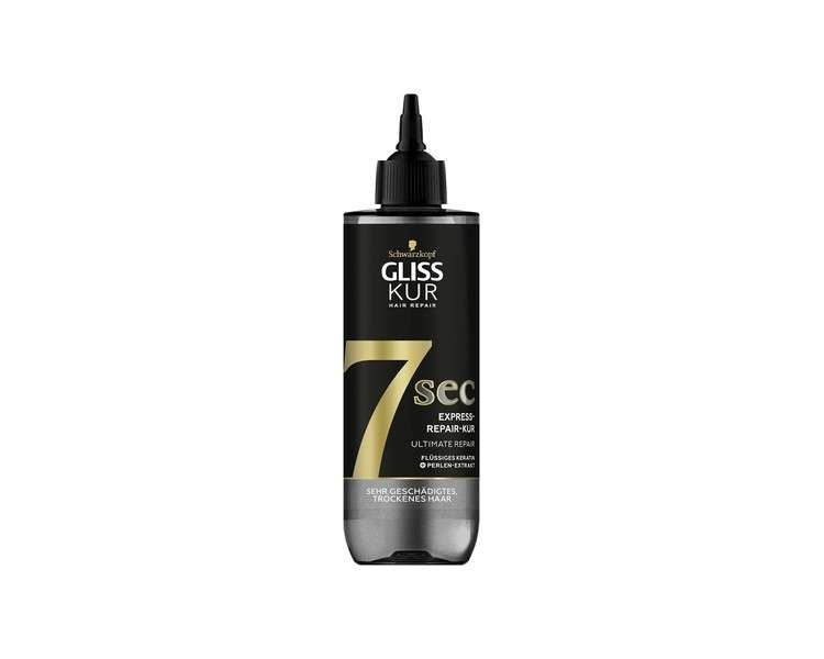 Gliss Kur 7 Sec Express Repair Ultimate Repair Hair Treatment 200ml