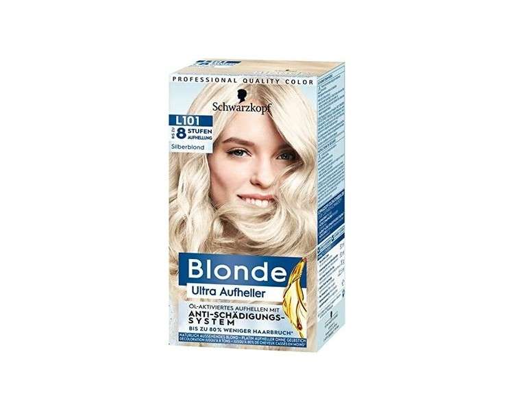 Blonde Lightener L101 Silver Blonde 165ml